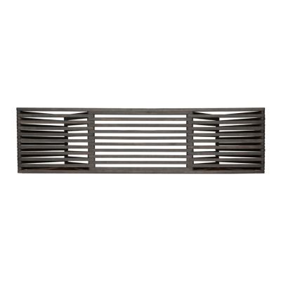 Modern Acacia Wood Bench with Open Slat Design for Outdoor Spaces