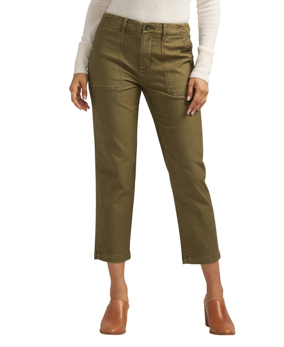 Jag Women's Jules High Rise Slim Leg Pants