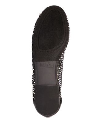 Women's Unica Mary-Jane Rhinestone Mesh Flats