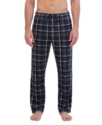 Hanes - Men's Ultimate Ultra Soft Plaid Brushed Fleece Pajama Pants