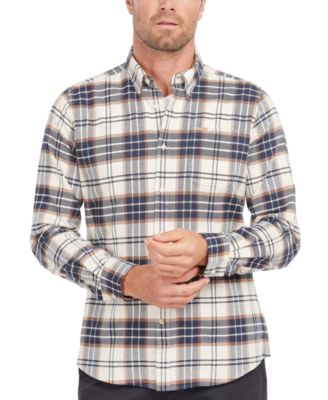 Barbour outlets Men's Casual Flannel Shirt