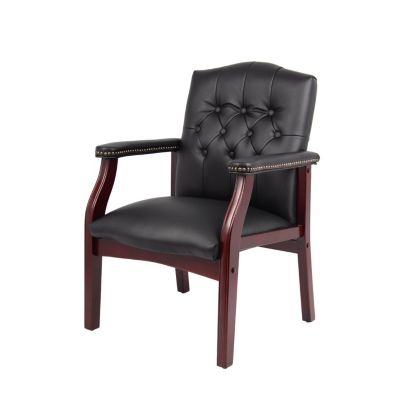 Boss Office Products Traditional Ivy League Guest Chair