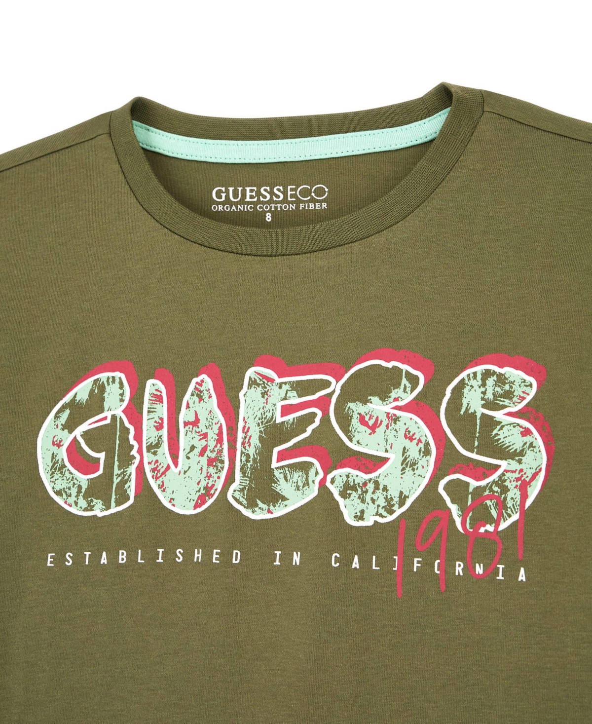 Guess Big Boy Short Sleeve Graphic T-Shirt