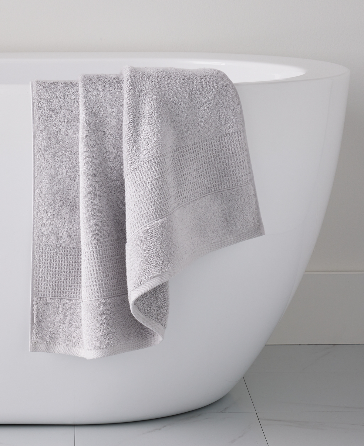Oake Organic Cotton Bath Towel, 30" X 56", Exclusively At Macy's In Lunar Rock