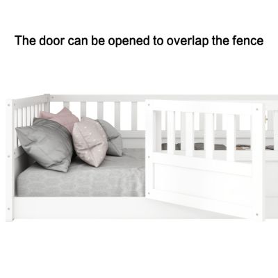 Streamdale Montessori Floor Bed with Safety Barrier