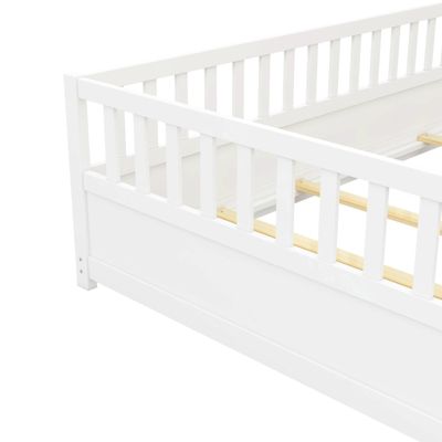 Streamdale Montessori Floor Bed with Safety Barrier