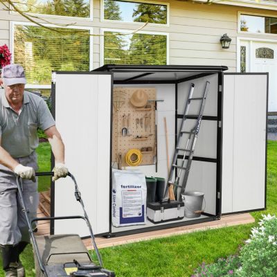 Durable, Spacious and Secure Outdoor Storage Shed with Lockable Doors