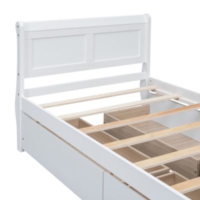 Streamdale Twin Wood Platform Bed with Drawers