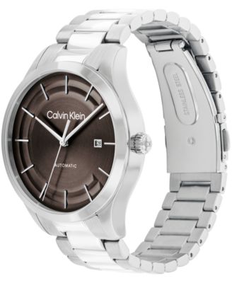 Men's Iconic Automatic Sliver Stainless Steel Bracelet Watch 40mm