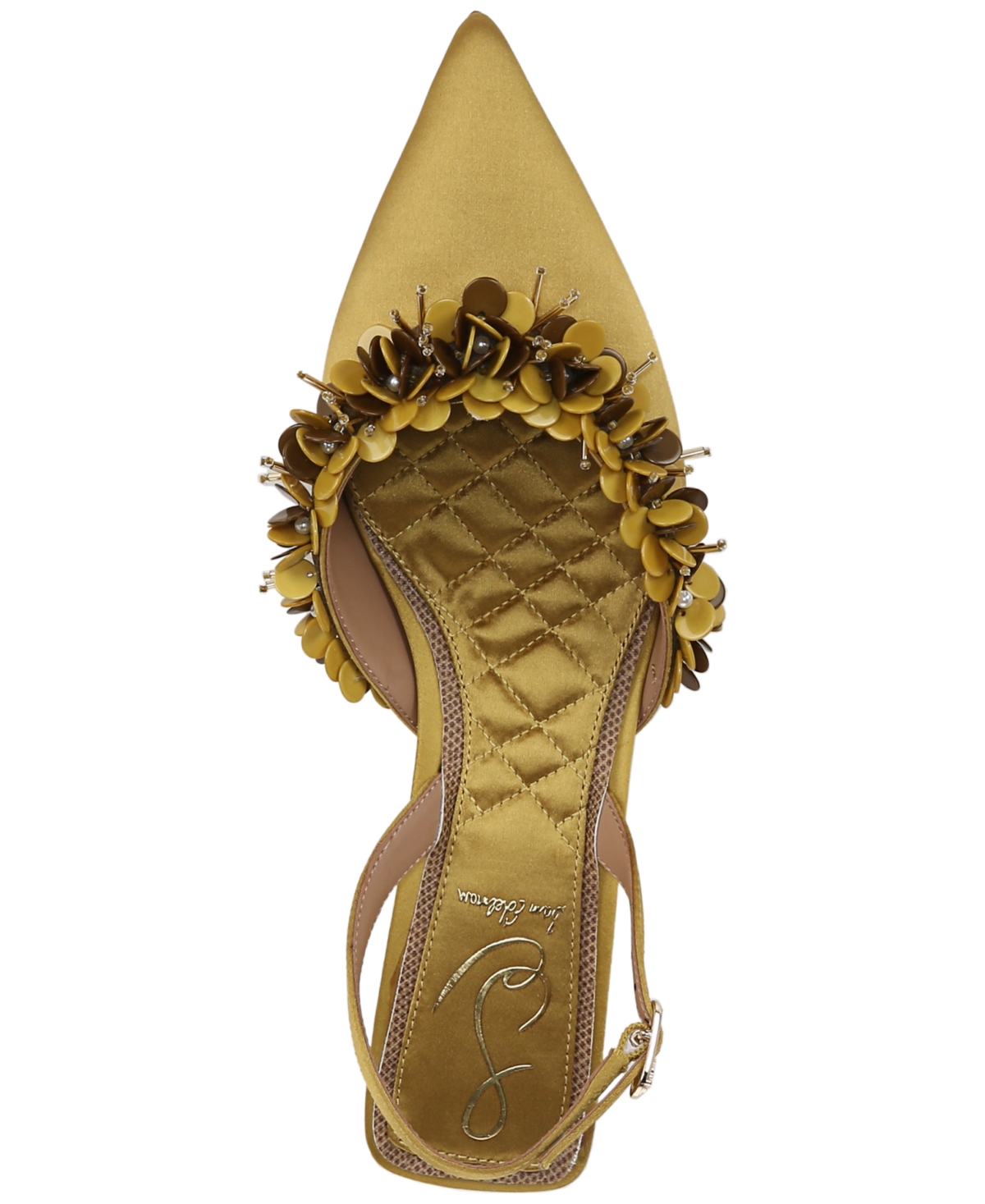 Sam Edelman Women's Trent Embellished Slingback Kitten-Heel Pumps