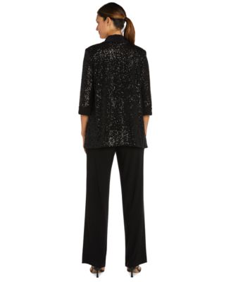 Women's Sequined Jacket, Sequined Top & Pants