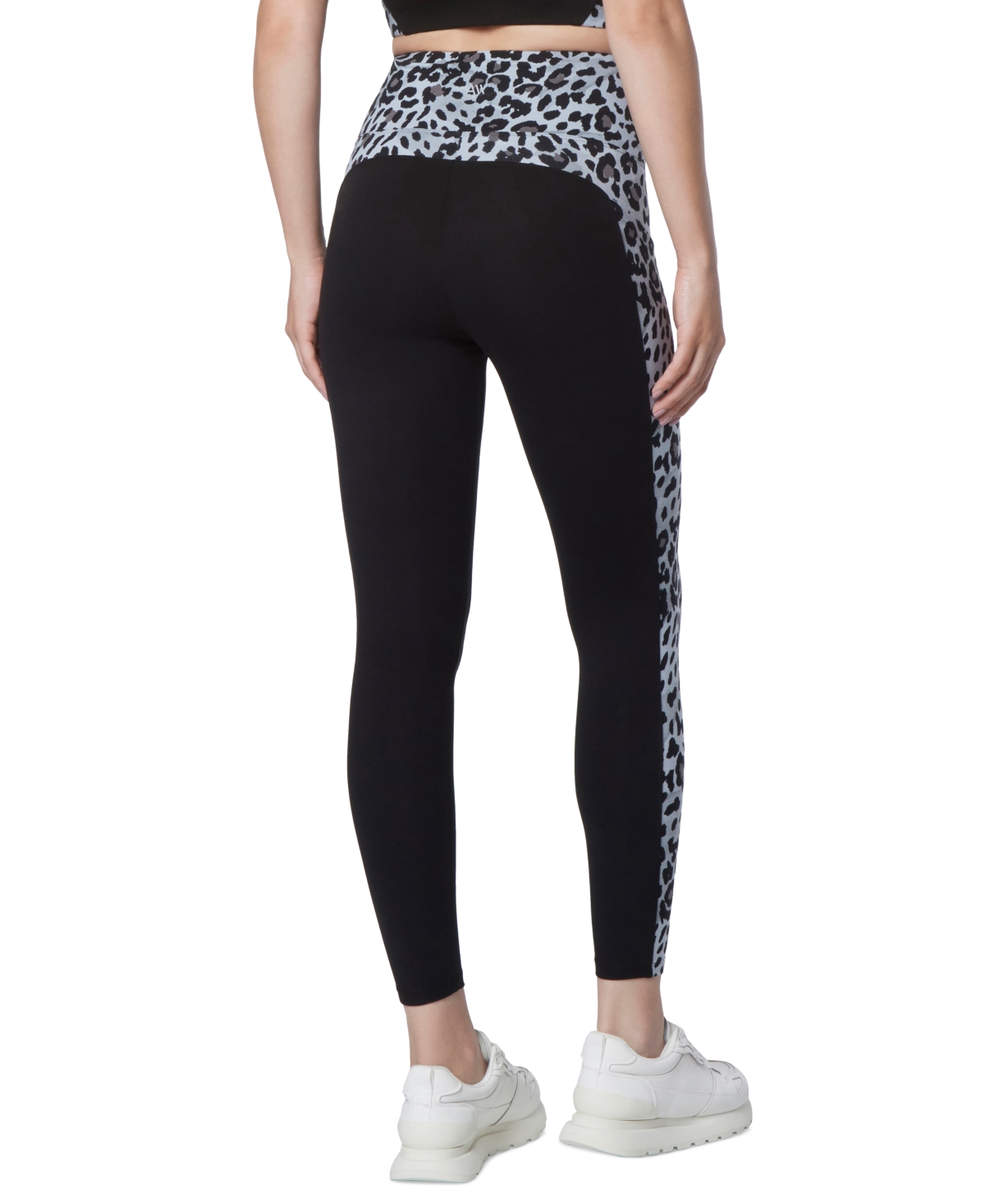 Andrew Marc Sport Women's Printed 7/8 Leggings - Gray Leopard