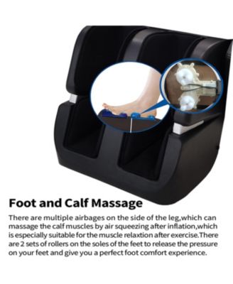 Zero-G Massage Chair with 4-Wheel Navigation