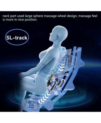 Zero-G Massage Chair with 4-Wheel Navigation