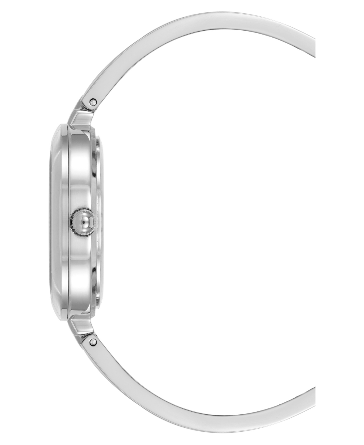 Anne Klein Women's Quartz Interchangeable Bezel Silver-tone Alloy Metal Watch Set, 30mm In White,blush,red,black,silver-tone