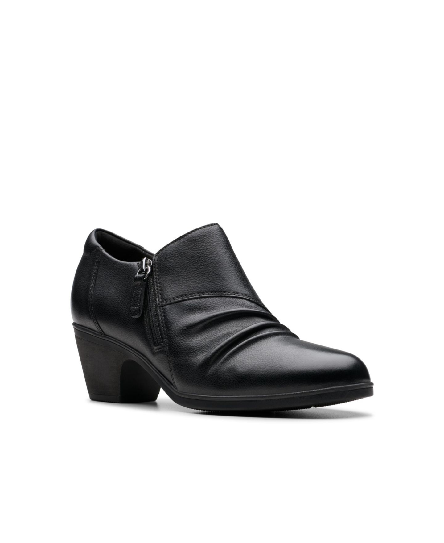 Женские ботинки Clarks Collection Emily 2 Braley, цвет: Чёрный кожаный — фото 1