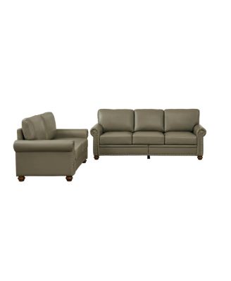 Living Room Sofa With Storage Sofa 2+3 Sectional Grey Faux Leather