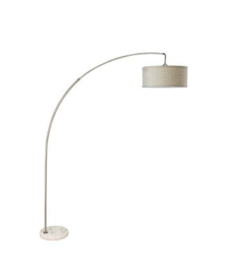Streamdale 78" Silver Arch Floor Lamp With KD Shade with Double Box (1 Piece)