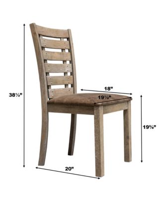 5pc Rustic Farmhouse Dining Set