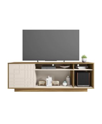 Streamdale Contemporary TV Stand For TVs Up To 70", Oak