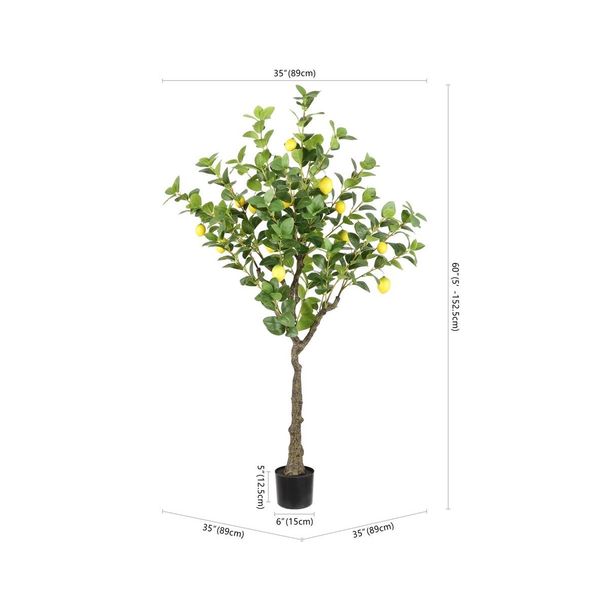 Safavieh Faux Lemon Potted Tree
