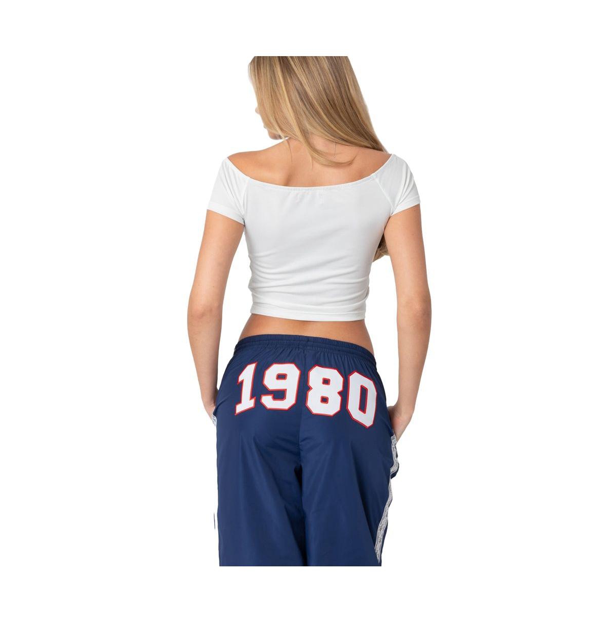 Edikted Women's Alexandera boat neck top