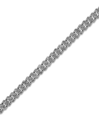 Marc Anthony Men's Wide Width Link Chain Bracelet in Sterling Silver-Plate, BVB1157-WMMNA