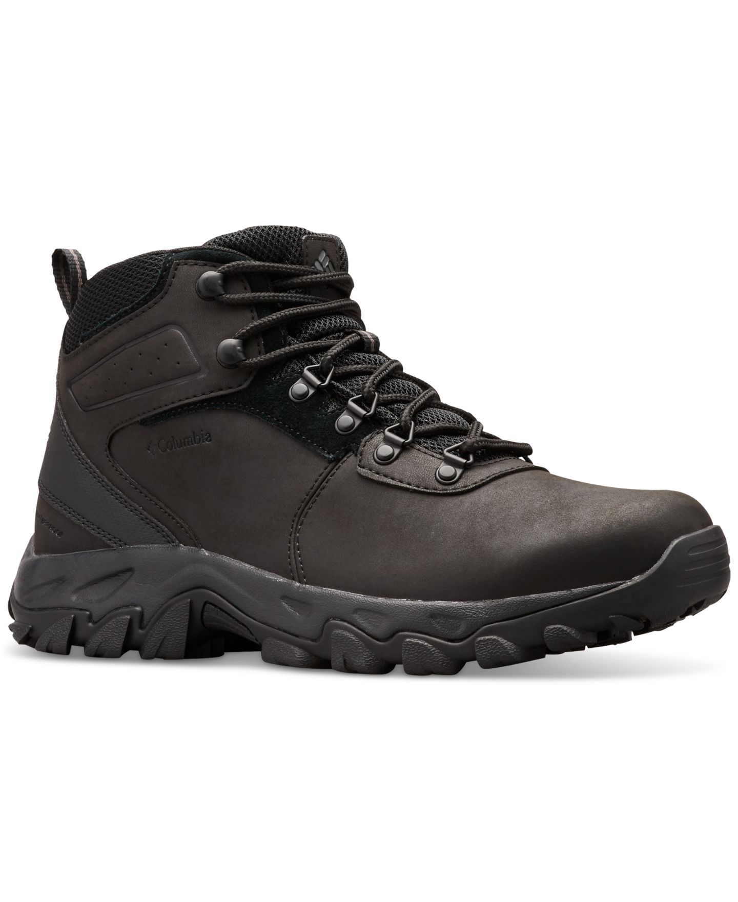 Мужские ботинки Columbia Newton Ridge Plus II Waterproof Hiking, цвет: Чёрный — фото 1