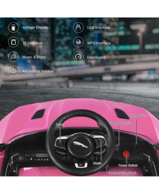 12V Jaguar F-Type SVR Licensed Kids Ride On Car