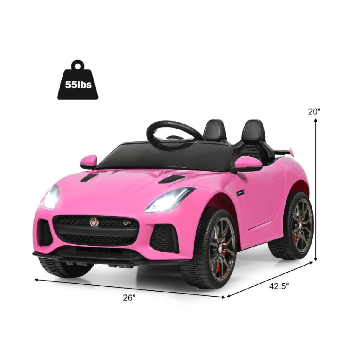 Vebreda 12V Jaguar F-Type Svr Licensed Kids Ride On Car