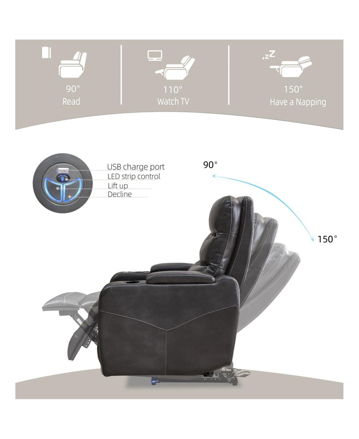 Streamdale Furniture Power Reclining ChairColor - Gray