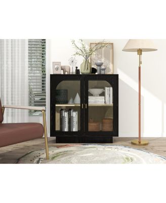 Streamdale Storage Cabinet With Acrylic Door For Living Room, Dining Room, Study