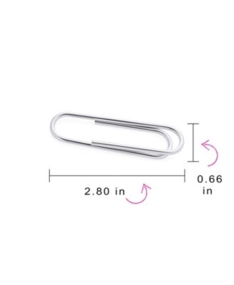 Executive Gift Simple Large Strong Sterling Silver Credit Card Holder Paper Clip Money Clip Finish