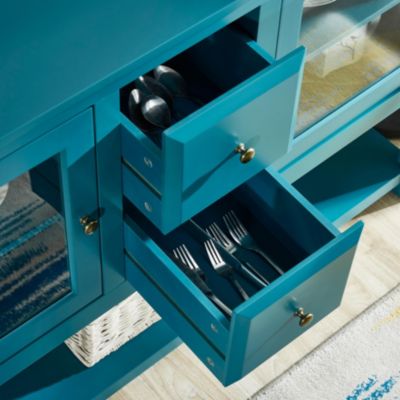 Modern 52" Sideboard with Adjustable Shelves & 2 Doors