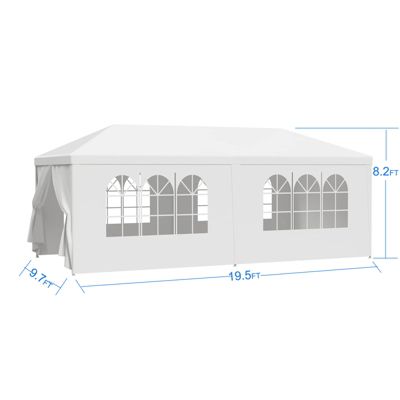 Streamdale Wedding Canopy Tent with Sidewalls (10x20')