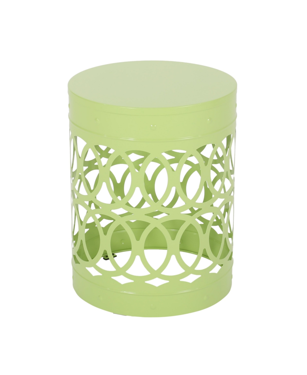 Streamdale Modern Geometric Iron Cut Side Table Chic, Durable