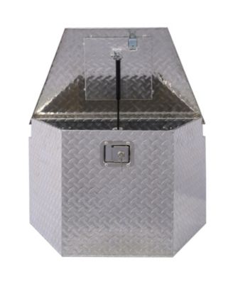  29"(L) x 16.5"(W) x 18.5"(H) Premium Aluminum Toolbox Durable, Versatile Storage