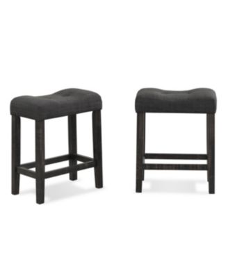 Wood 3-Piece Counter Height Dining Set, Gray