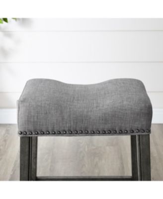 Streamdale  Furniture Saddle Seat Counter Stools (Set of 2)