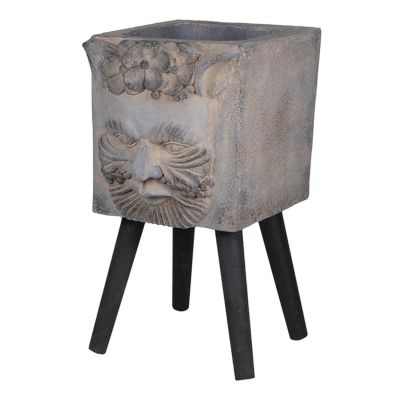 Streamdale 11" x 13" x 22" Greek God Statue Planter with Legs