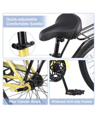 Streamdale 17-inch Single-Speed Cruiser Bike with Classic Comfort Features