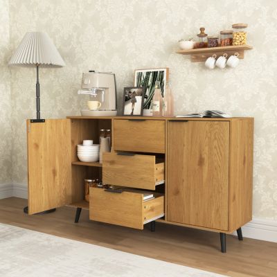 Multipurpose Spacious Sideboard Storage Cabinet, Sturdy and Durable
