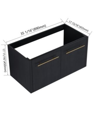 Streamdale 36" Wall-Mounted Vanity Cabinet