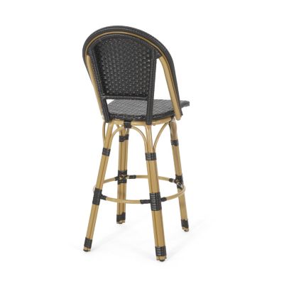 Streamdale Stylish and Durable Aluminum Barstool Set for Outdoor Enjoyment