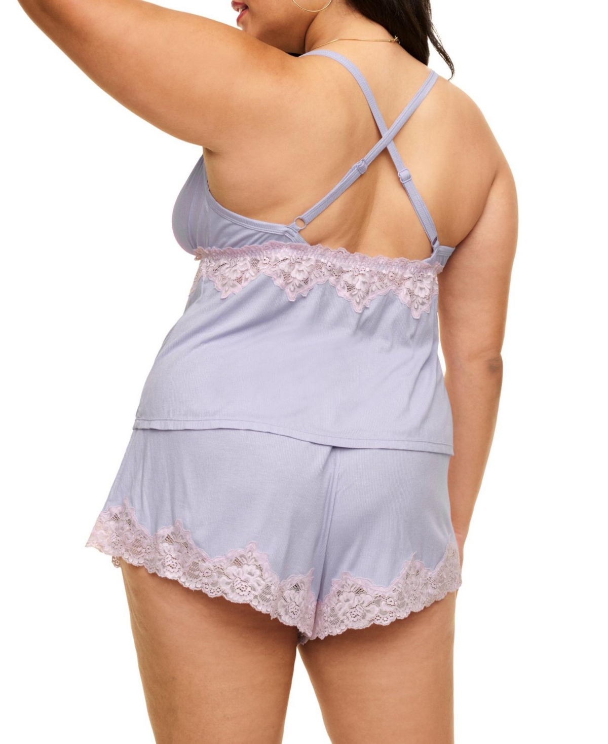 Adore Me Plus Size Lora Pajama Cami & Shorts Set