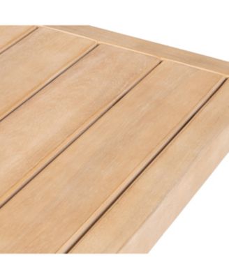 Porto Modern Coastal 3-Piece Acacia Wood Outdoor