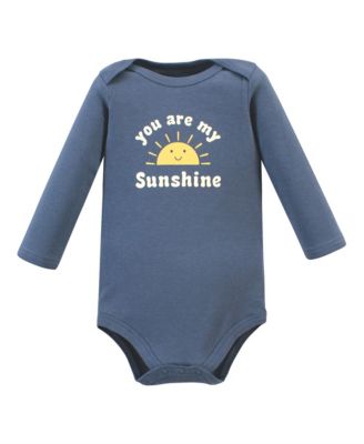 Essential Long-Sleeve Cotton Bodysuit Triple Set