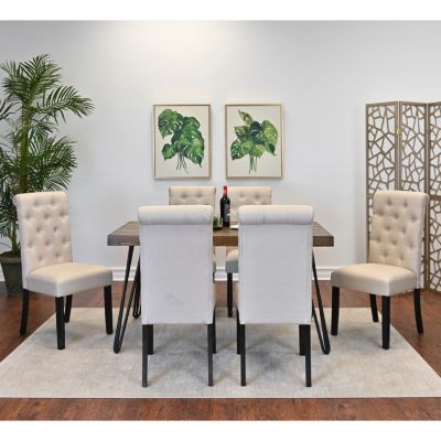 Hairpin 7-Pc Dining Set