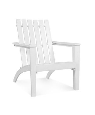 Outdoor Patio Acacia Wood Adirondack Lounge Armchair