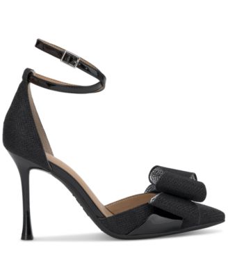 Women's Saori Bow Ankle-Strap Pumps, Created for Macy's